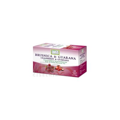 FYTO BRUSNICA & GUARANA ovocno-bylinný čaj 20x2 g (40 g)