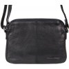 Sendi Design Dámska kožená taška cez rameno DARJA čierna