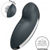 Satisfyer Tap & Climax 2 - 2v1 klitorálny vibrátor (sivý)