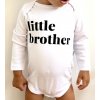 Milinko Unikátne detské body na dlhý rukáv- Malý braček veľkosť: 74 (6-9m)