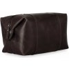 Leonhard Heyden Kožená taška na hygienu Dakota hnedá