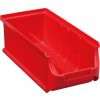 Allit Plastové boxy 102 x 215 x 75 mm červené