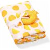 BabyOno 536/03 Plienka z bambusového mušelínu 120x120cm + hrkálka