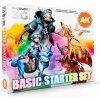 Sada akrylových farieb AK Interactive 3GEN - Basic Starter Set 14x17ml