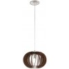 | Eglo 95023 - Závesné svietidlo na lanku STELLATO 1xE27/60W/230V pr. 30 cm hnedé | 95023