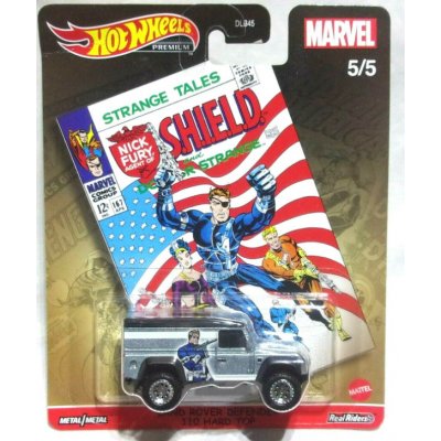 Marvel Mattel Hot Wheels Premium Land Rover Defender 110 Hard Top