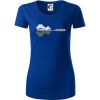 Gitara príroda - Dámske tričko z organickej bavlny Origin (GOTS) - 2XL ( Kráľovská modrá )