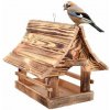 Kŕmidlo pre vtáky 31x28x27 cm, opaľované drevo