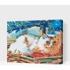 Vymalujsisam.sk Maľovanie podľa čísiel - Mačička pod stromčekom Veľkosť: 40x50cm, Rám: Na kartónovej doske