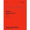 Ballads op. 10 pre klavír od Johannes Brahms