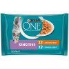 Purina One Sensitive kura a tuniak 4 x 85 g