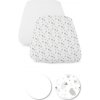 CHICCO plachta na postieľku Next2Me Forever 2 ks Grey sheep 28x4x28 biela