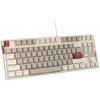 MageGee MK-STAR wired keyboard (retro white-gray)