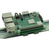 Horizontálny držiak na DIN lištu pre Raspberry Pi typ 1
