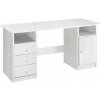 IDEA nábytok PC stôl 8847B biely lak
