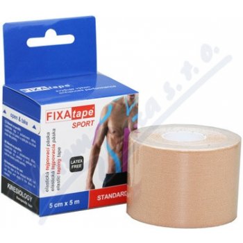 FIXAtape Kinesio Standard tejp. páska telová 5cm x 5m