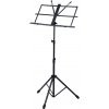 Malatec Stojan na noty 123 cm čierny