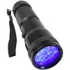 Berger & Schröter UV 395-400 nm UV LED vreckové svietidlo (baterka), pútko na ruku, na batérie, 95 g; 40382