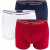 Tommy Hilfiger Premium Essentials biele červené tmavomodré 3Pack