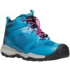 KEEN WANDURO MID WP JR fjord blue/fuchsia purple US 4 / EU 36,0 / UK 3 / 22,5 cm; Modrá obuv