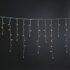 Svetelný záves ľadový dážď Konstsmide 200 LED 30 V biely kábel jantárové svetlo