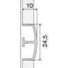 Effector Lišta ku keramike A84 Striebro 2.70 m EF3K01839