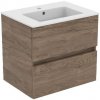 Ideal Standard Eurovit - Skrinka s umývadlom, 55x60x44 cm, 2 zásuvky, orech R0572Y9