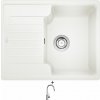 Blanco ZIA 40 S biela 516922 + Blanco MIDA-S chróm 521454