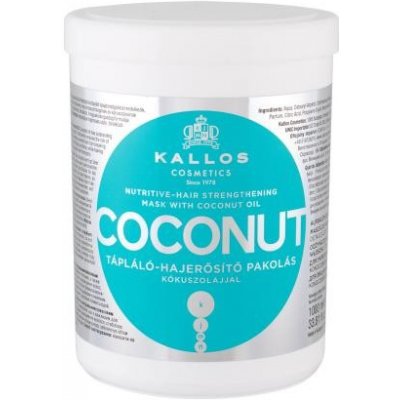 Kallos Cosmetics Coconut vyživujúca vlasová maska 1000 ml pre ženy