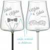 Svadobné poháre na víno Wedding 2 ks