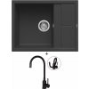 Elleci UNICO 125 G40 full black + Deante NEO LUNO BOC N72M čierna matná