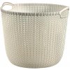 Kôš Curver® KNIT 30 lit., krémový, 39x30 cm
