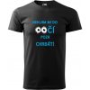 Handel Tričko - Neklam mi do očí poza chrbát! Farba: čierna, Veľkosť: M, Strih trička: pánsky
