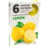 Admit Vonné čajové sviečky Lemon, s vôňou citrónu 6 ks, Lemon