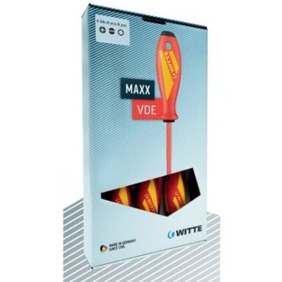 WITTE súprava skrutkovačov MAXX VDE 1000V, PL+PZ+skúšačka, 6-dielna