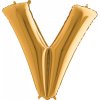 Balón písmeno V zlaté 100 cm