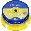 Verbatim DVD+RW 4,7GB 4x, 25ks