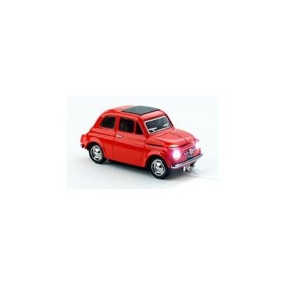 CLICK CAR MOUSE Fiat 500 Oldtimer Red (USB Wired) 660035