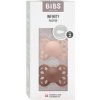 Bibs Infinity symetrické cumlíky silikon 2ks Blush / Woodchuck