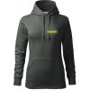 Hasiči názov samostatný - Mikina dámská Cape s kapucí - XL ( Tmavá bridlica (sivá so zeleným nádychom) )