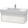 Duravit Ketho skrinka 100x45.5x41 cm závesná kúpeľňová skrinka pod umývadlo biela KT669102222