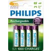 Philips AA 4ks 2600mAh Rechargeables (R6B4B260/10)