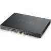 Zyxel XGS1935-28HP, 28 Port Lite-L3 Smart Managed PoE Switch, 24x Gigabit PoE and 4x 10G SFP+, hybrid mode