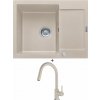 Franke MRG 611-62 sahara s excentrom + Franke FC 6051.082 LINA sahara