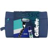 Gillette Mach3 Classic holiaci strojček + gél na holenie 200 ml + taška darčeková sada