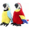 Plyš Papagáj Ara 2 farby 23 cm
