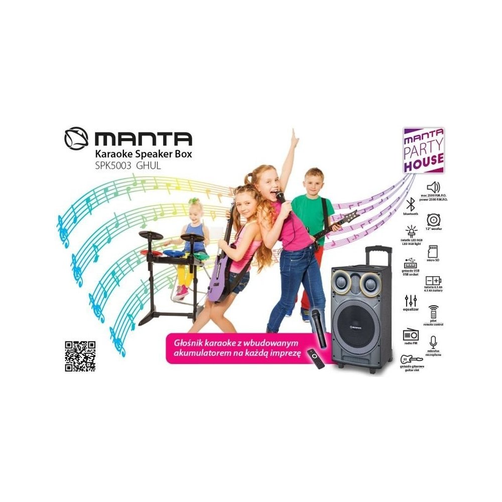 manta karaoke speaker box