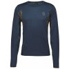 Scott Trail Run LS Mens Shirt Midnight Blue/Copper Orange S Bežecké tričko s dlhým rukávom