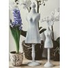 Clayre & Eef Biela antik drevená dekorácia Mannequin - 13*11*51 cm - Clayre & Eef