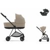 Cybex Platinum CYBEX Mios Travel Set + Aton B2 i-Size cozy beige 2024 matt black